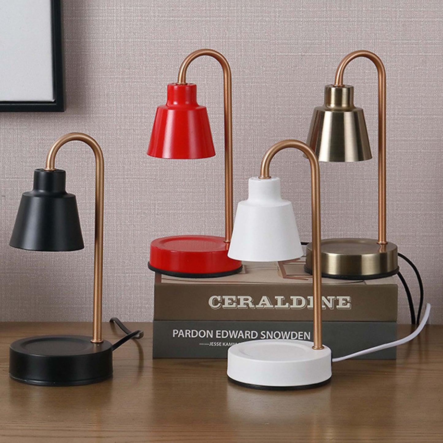 Tina Candle Lamp, Bronze Shade