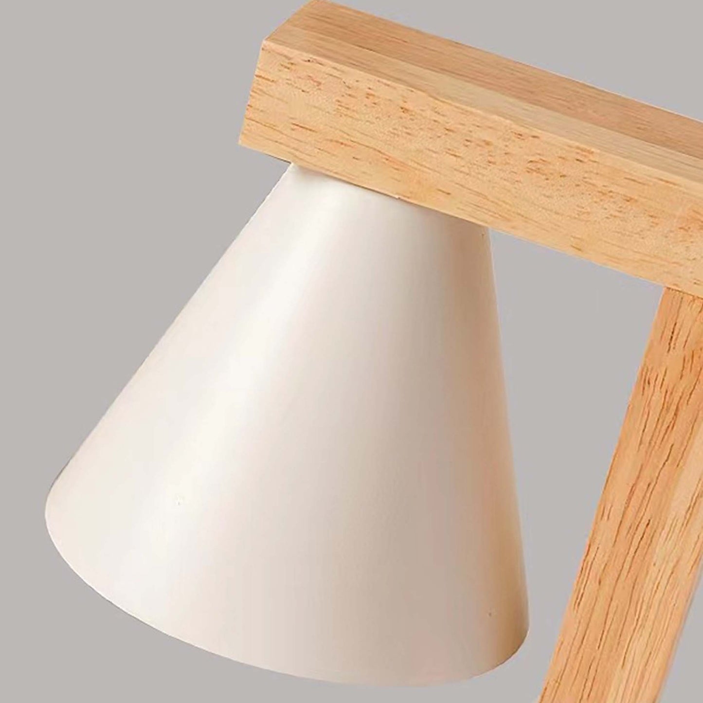 Ani Light Wood Candle Warmer, White