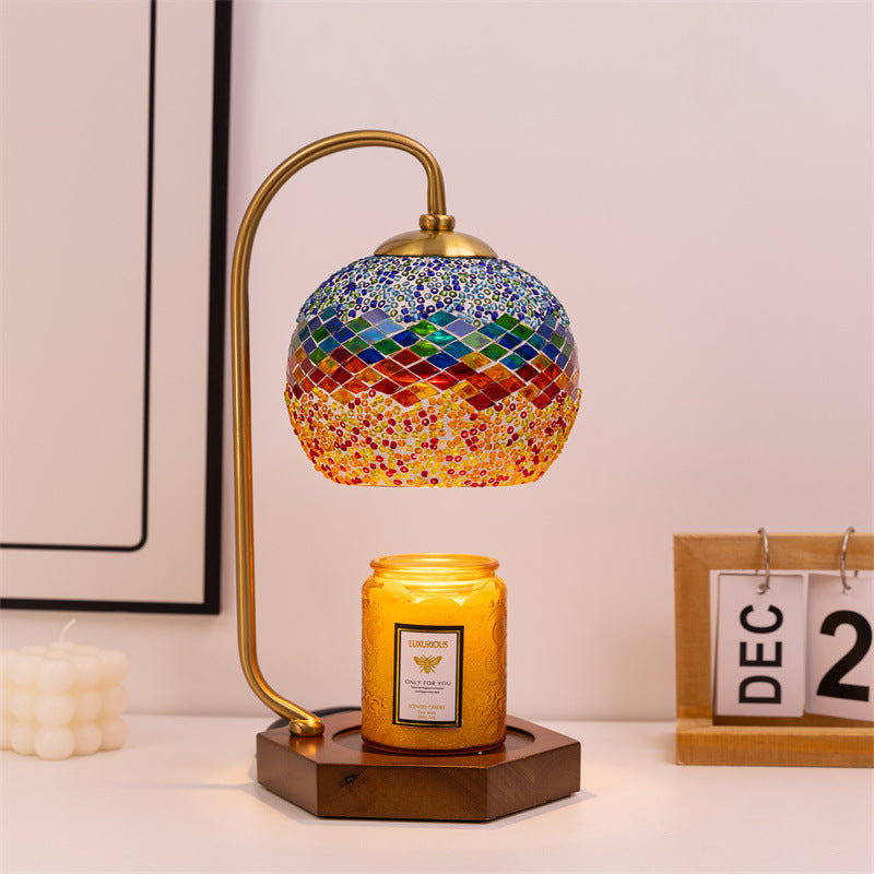 Summer Candle Warmer Lamp Bohemian Home Decor, Dimmer/Timer
